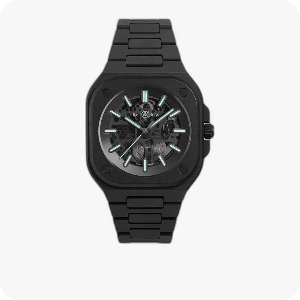 Bell & Ross Urban BR-05 Skeleton Black Lum Ceramic