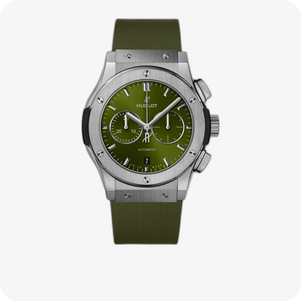 Hublot Classic Fusion Chronograph Titanyum Green
