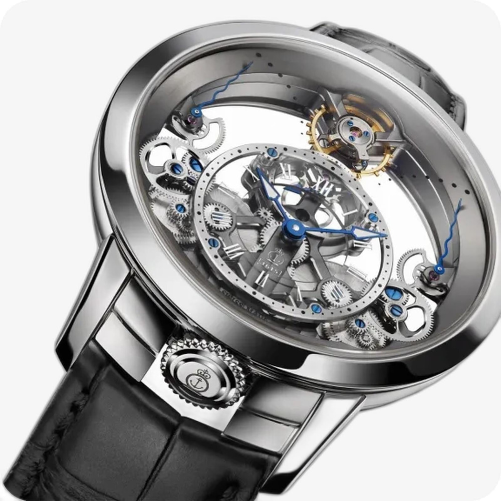 Arnold & Son Time Pyramid Steel