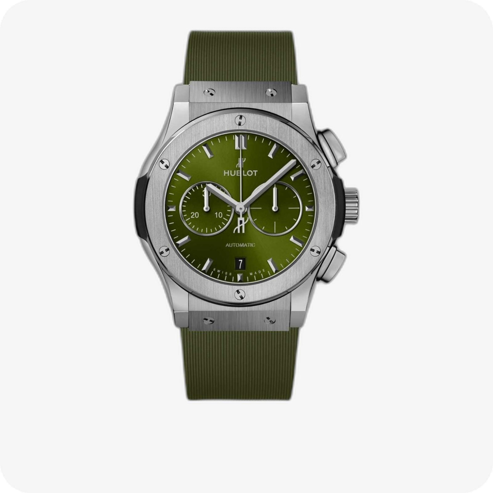 Hublot Classic Fusion Chronograph Titanyum Green