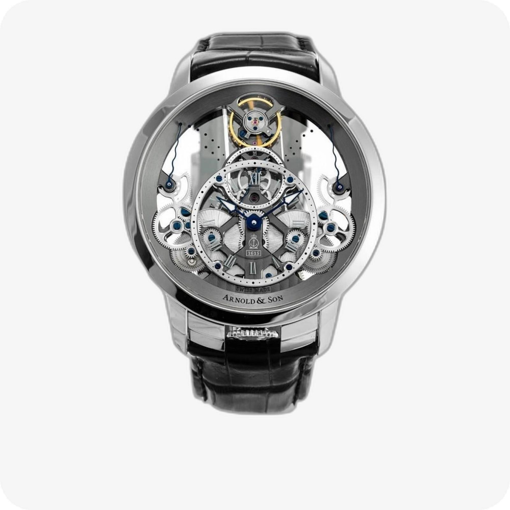 Arnold & Son Time Pyramid Steel