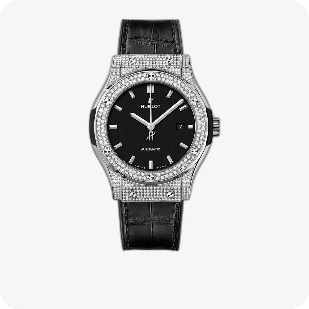 Hublot Classic Fusion Titanium Pavé