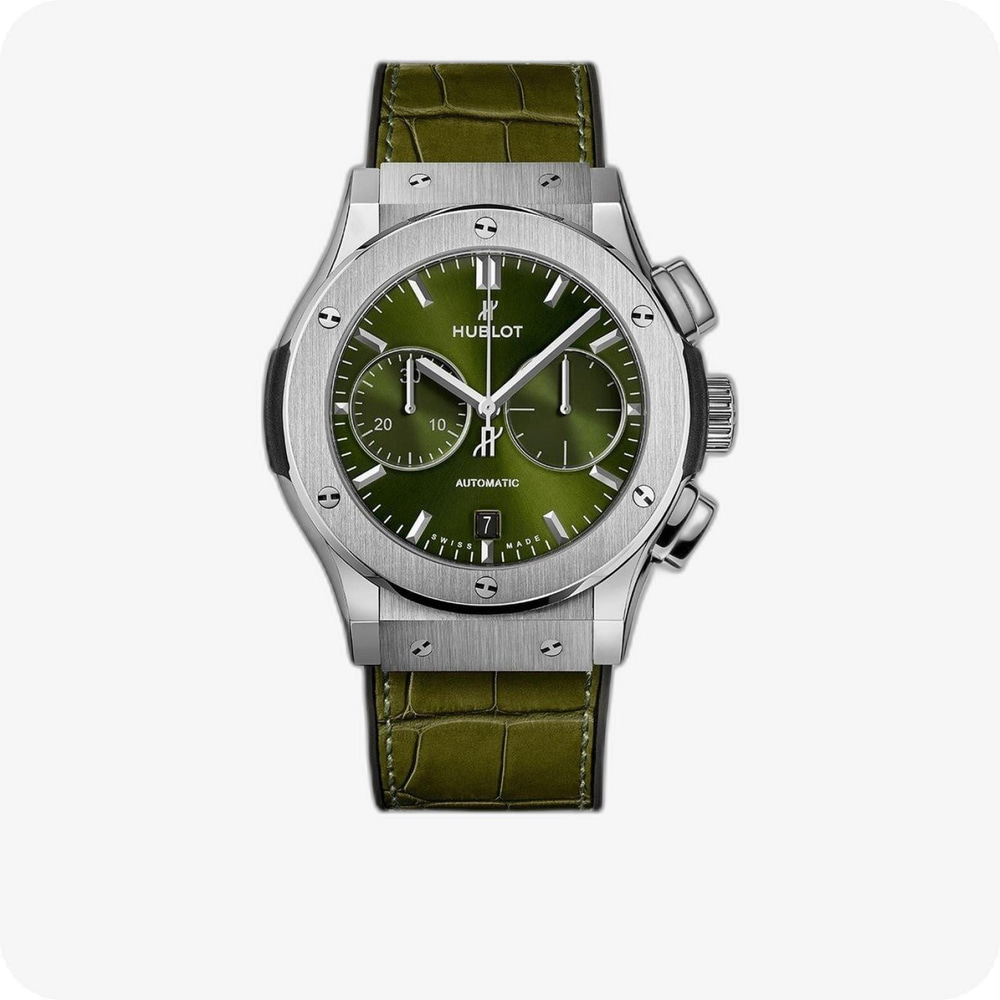 Hublot Classic Fusion Chronograph Titanium Green