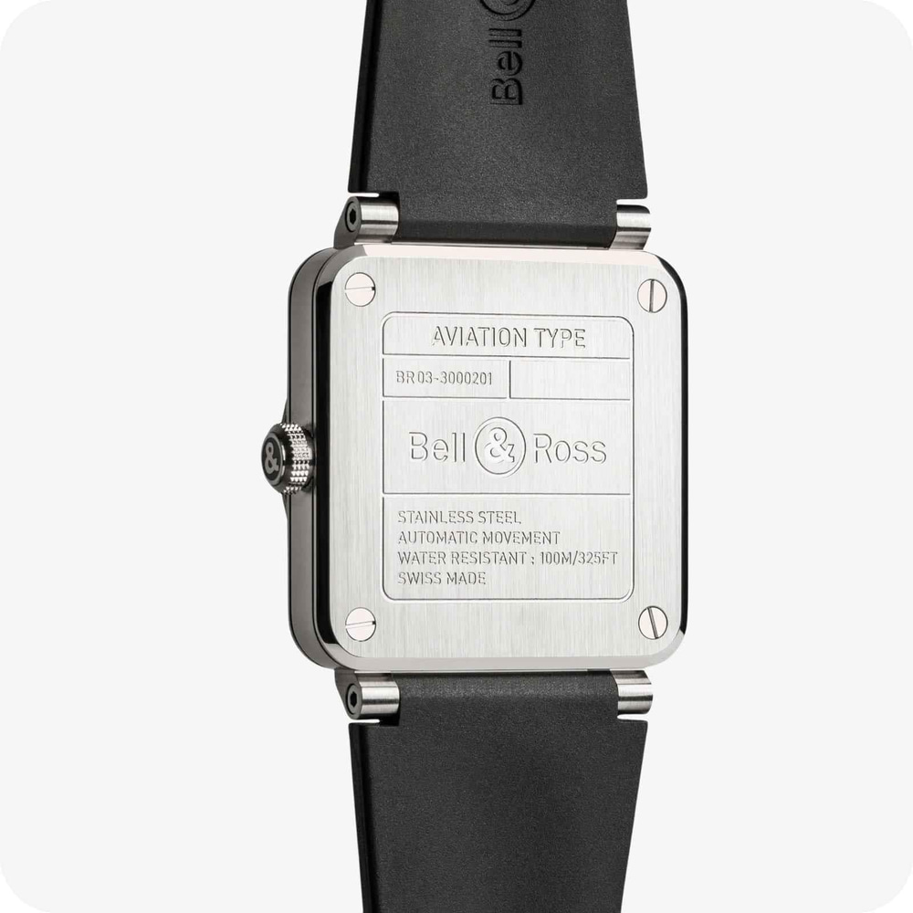 Bell & Ross Instruments BR 03 AUTO BLACK STEEL