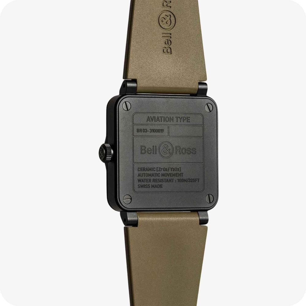 Bell & Ross Instruments BR03 AUTO MILITARY CERAMIC