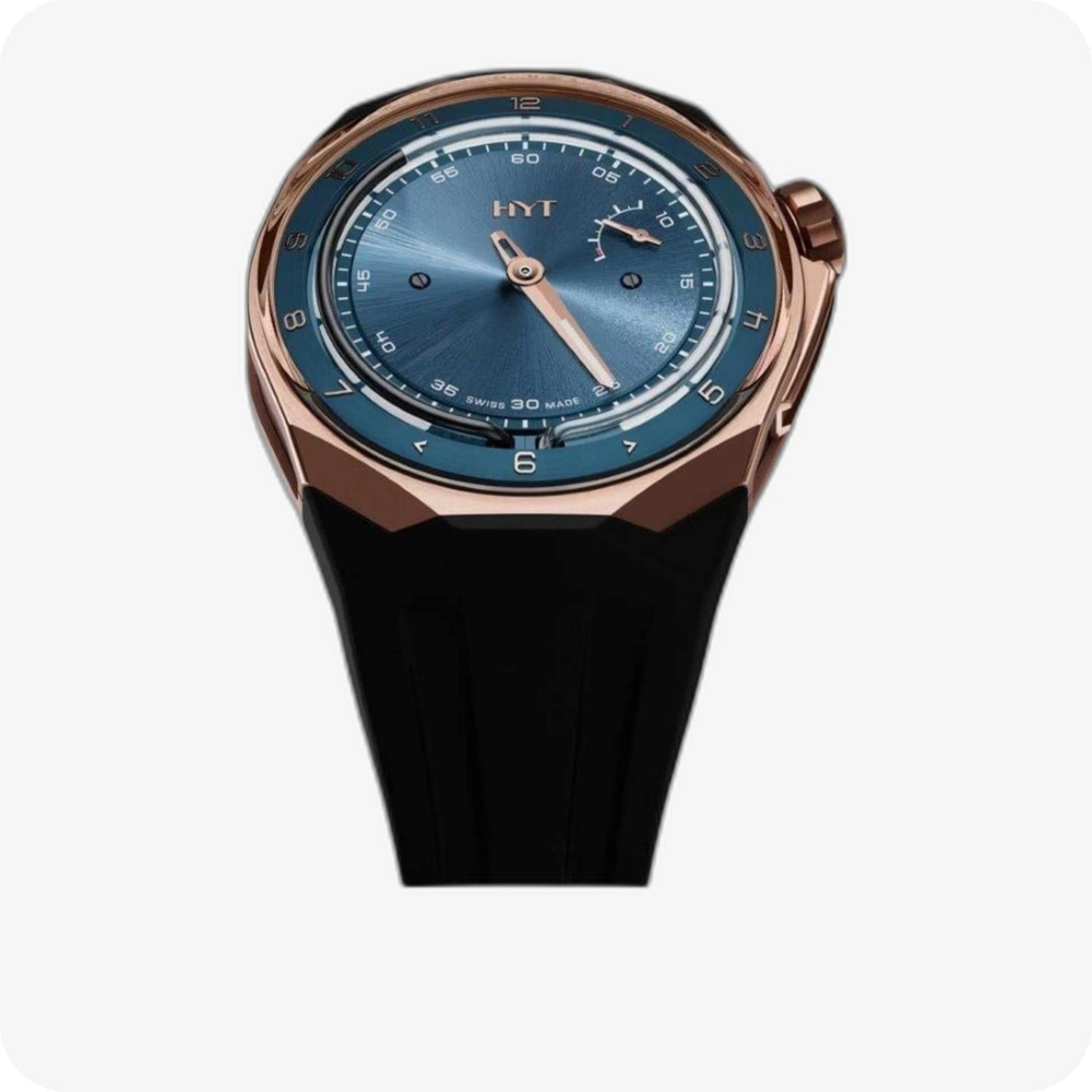 HYT T1 Series 5N Gold Titanium Deep Blue