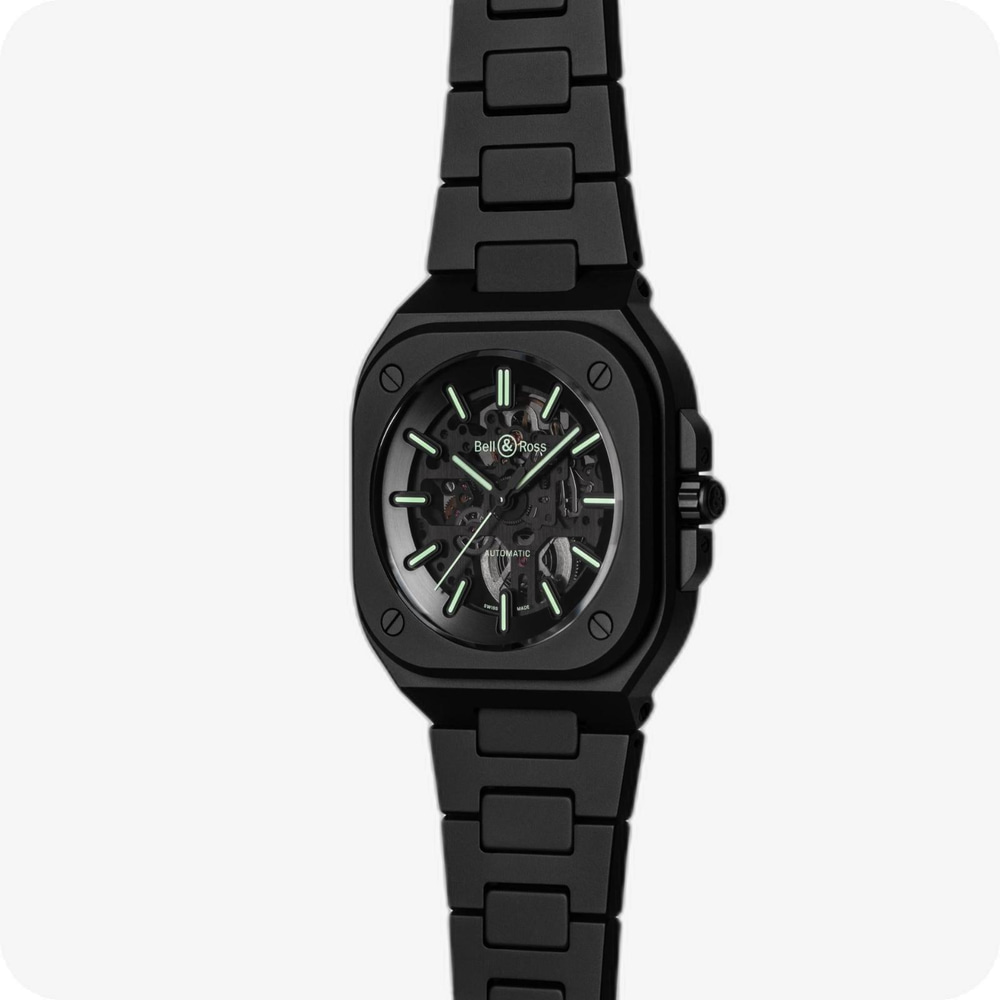 Bell & Ross Urban BR-05 Skeleton Black Lum Ceramic