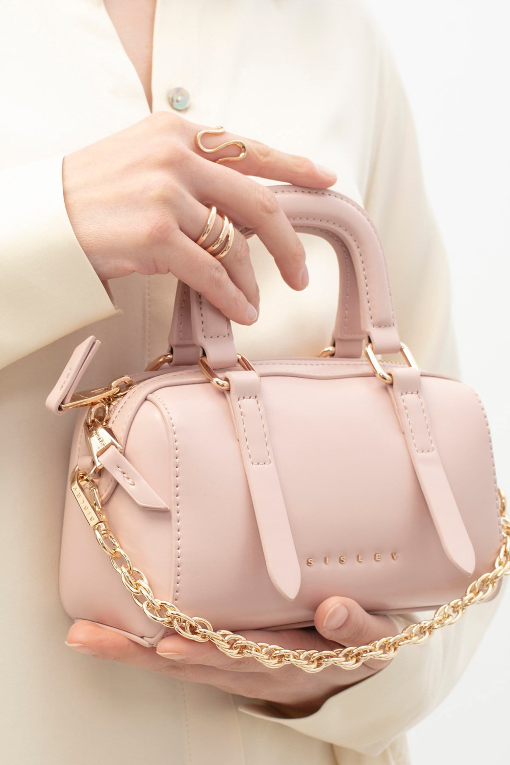 SİSLEY KADIN EL ÇANTASI SLY347 PEMBE