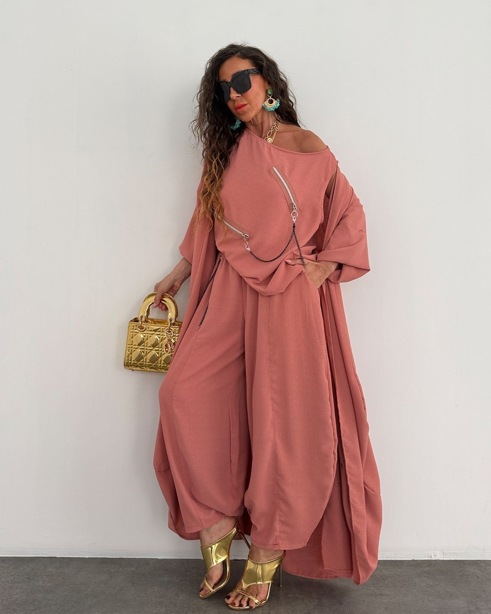 Aida Üçlü Takım Pembe
