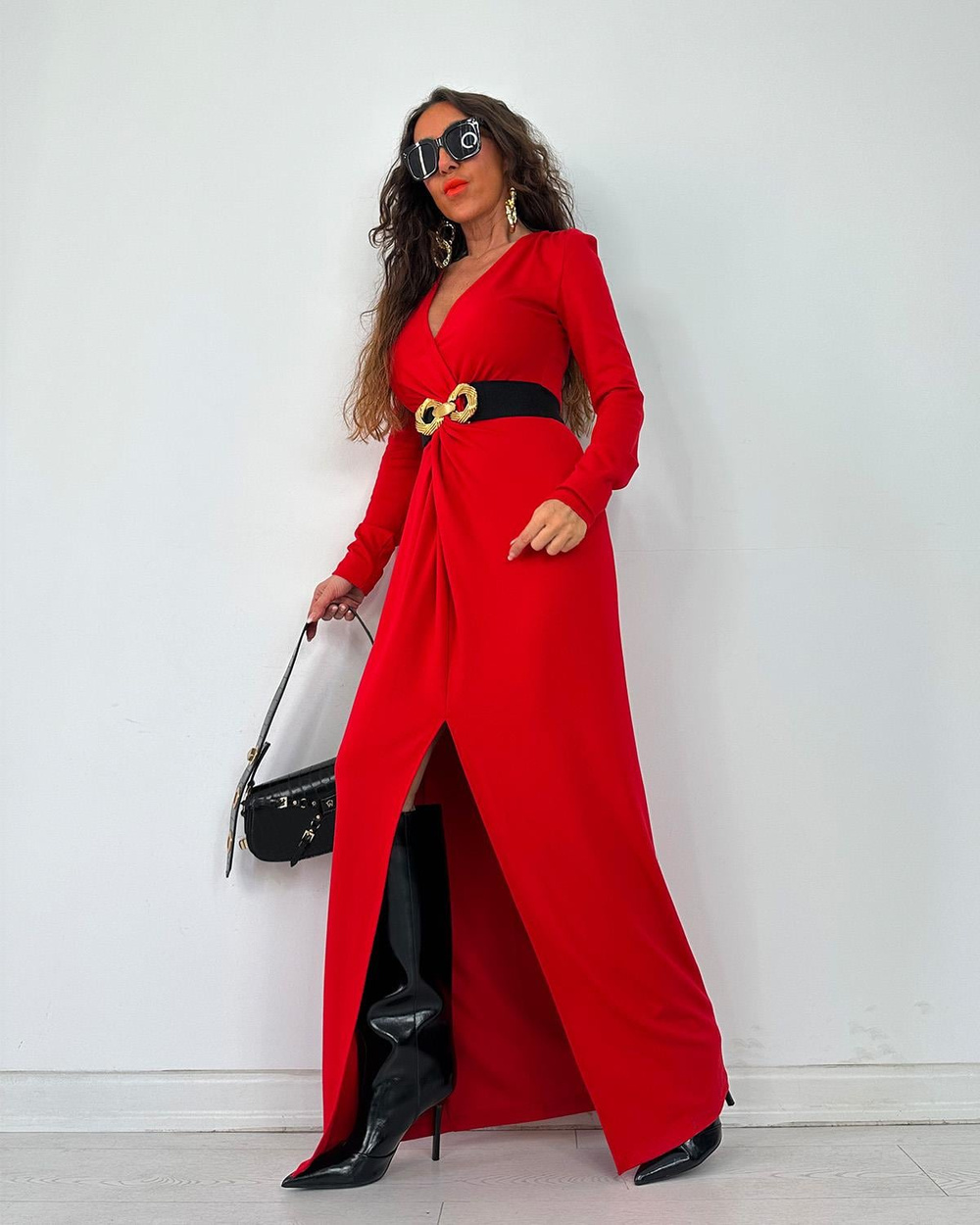 Belinda Elbise Kırmızı