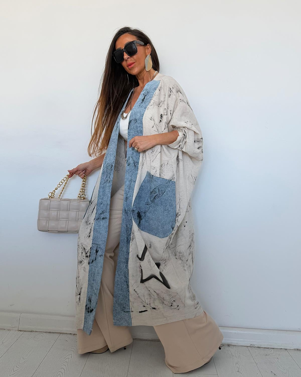 İtalyan Kotlu Fileli Kimono