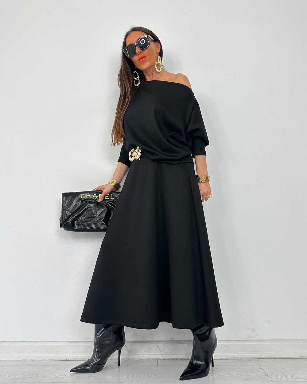 Queen Etekli Takım Siyah (ÖN SİPARİŞ)