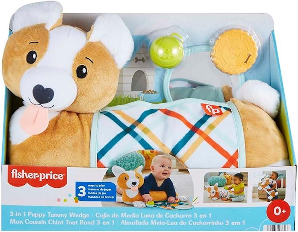 Fisher-Price 3ü 1 Arada Köpekçik Tummy Time Yastığı