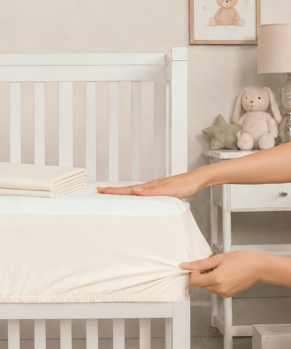 DuoCot™ Sıvı Geçirmez Uyku Çarşafı – Natural
