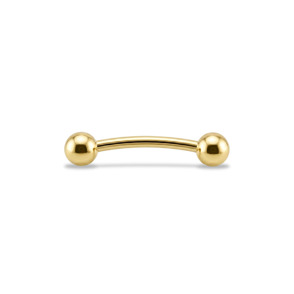 14 Ayar Altın Kaş/Rook Piercing - Dianora Piercing