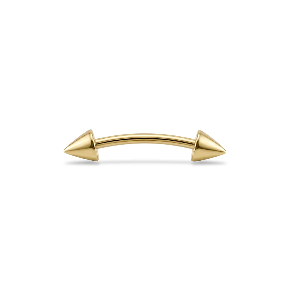 14 Ayar Altın Kaş/Rook Piercing - Dianora Piercing