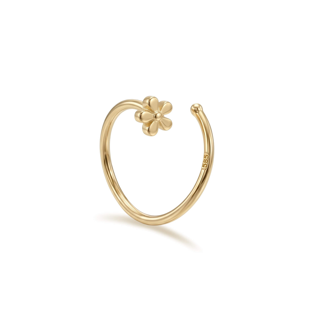14 Ayar Altın Yusufçuk Sıkıştırmalı Hızma - Dianora Piercing Jewelry