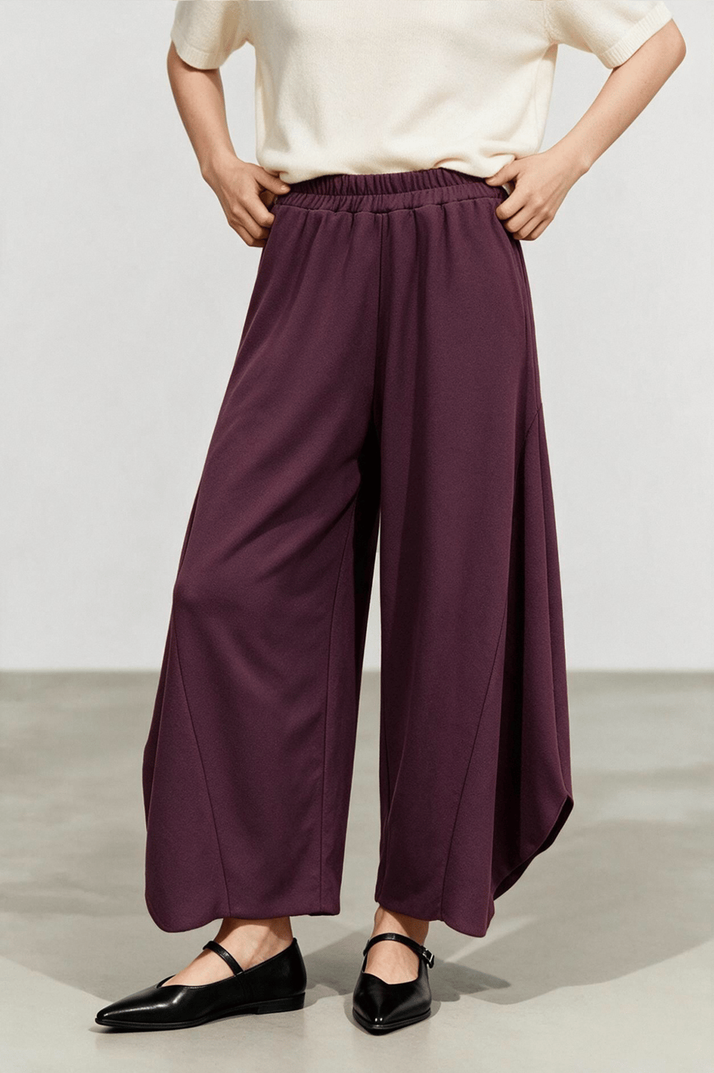 KREP GEORGETTE BAGGY PANTOLON