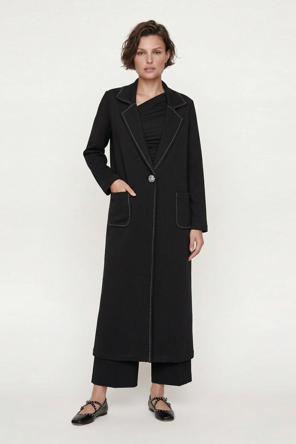 SCUBA PUNTOLU UZUN CEKET