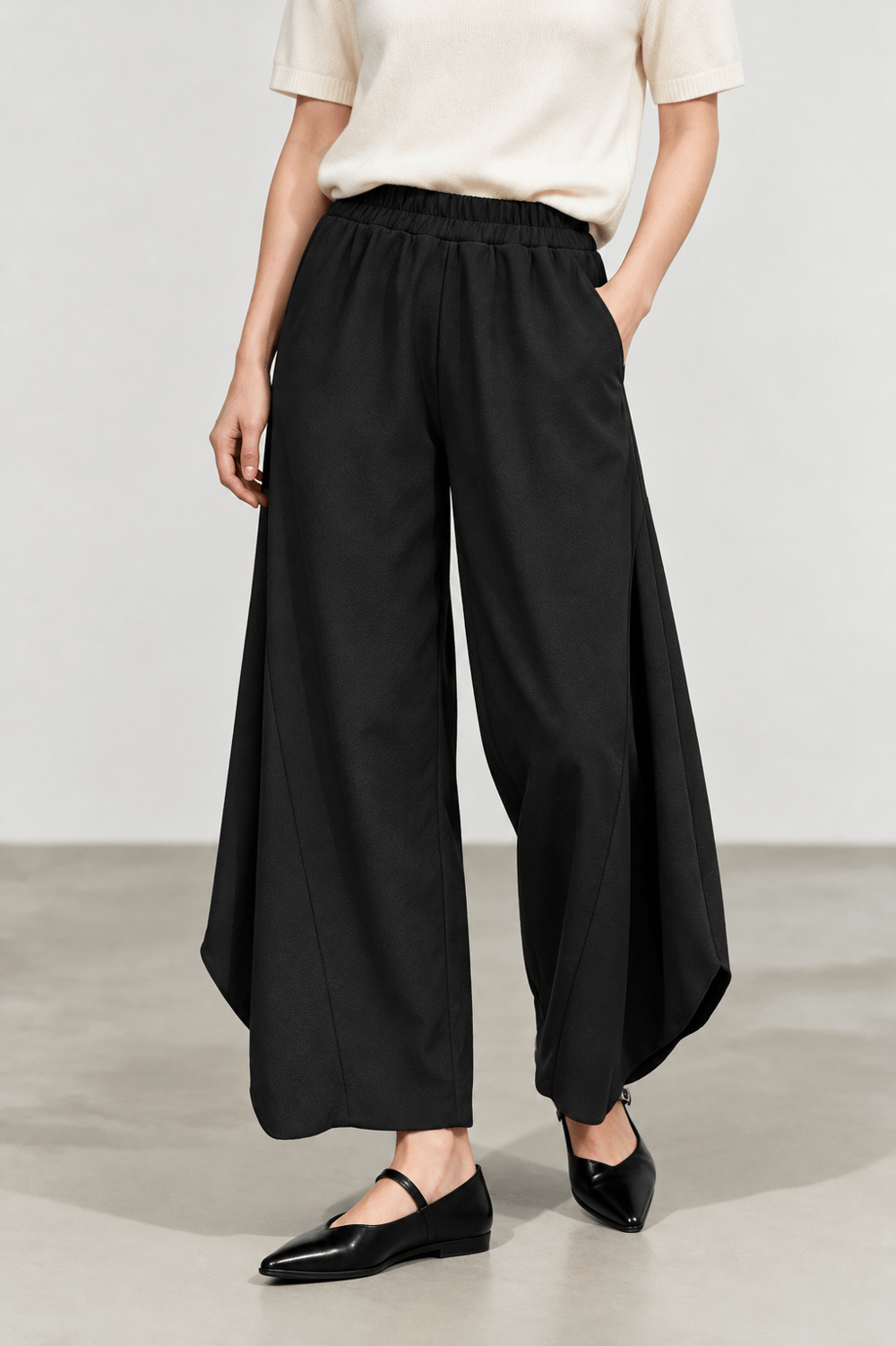 KREP GEORGETTE BAGGY PANTOLON