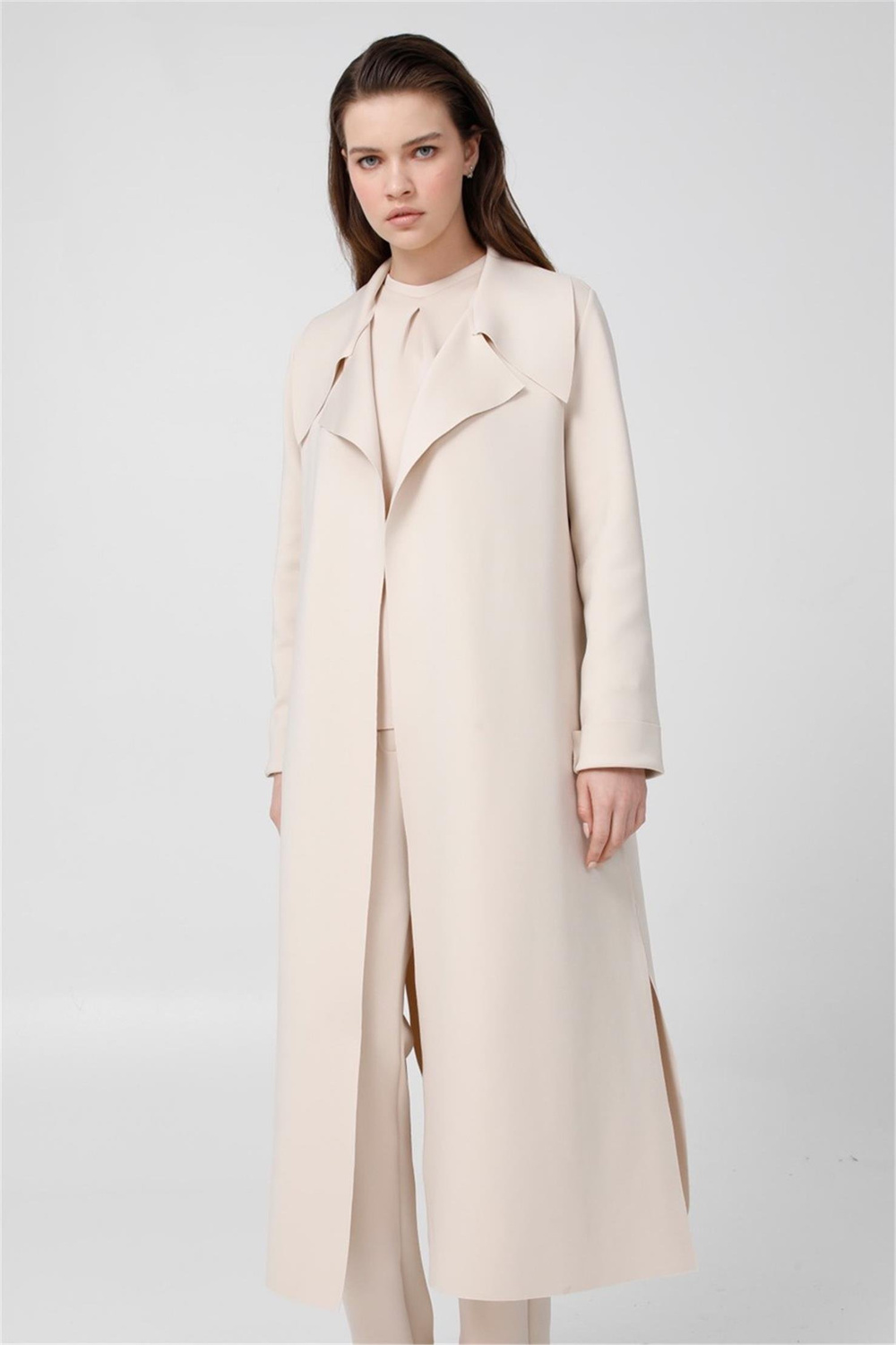 SCUBA ARKASI KEMERLİ CEKET