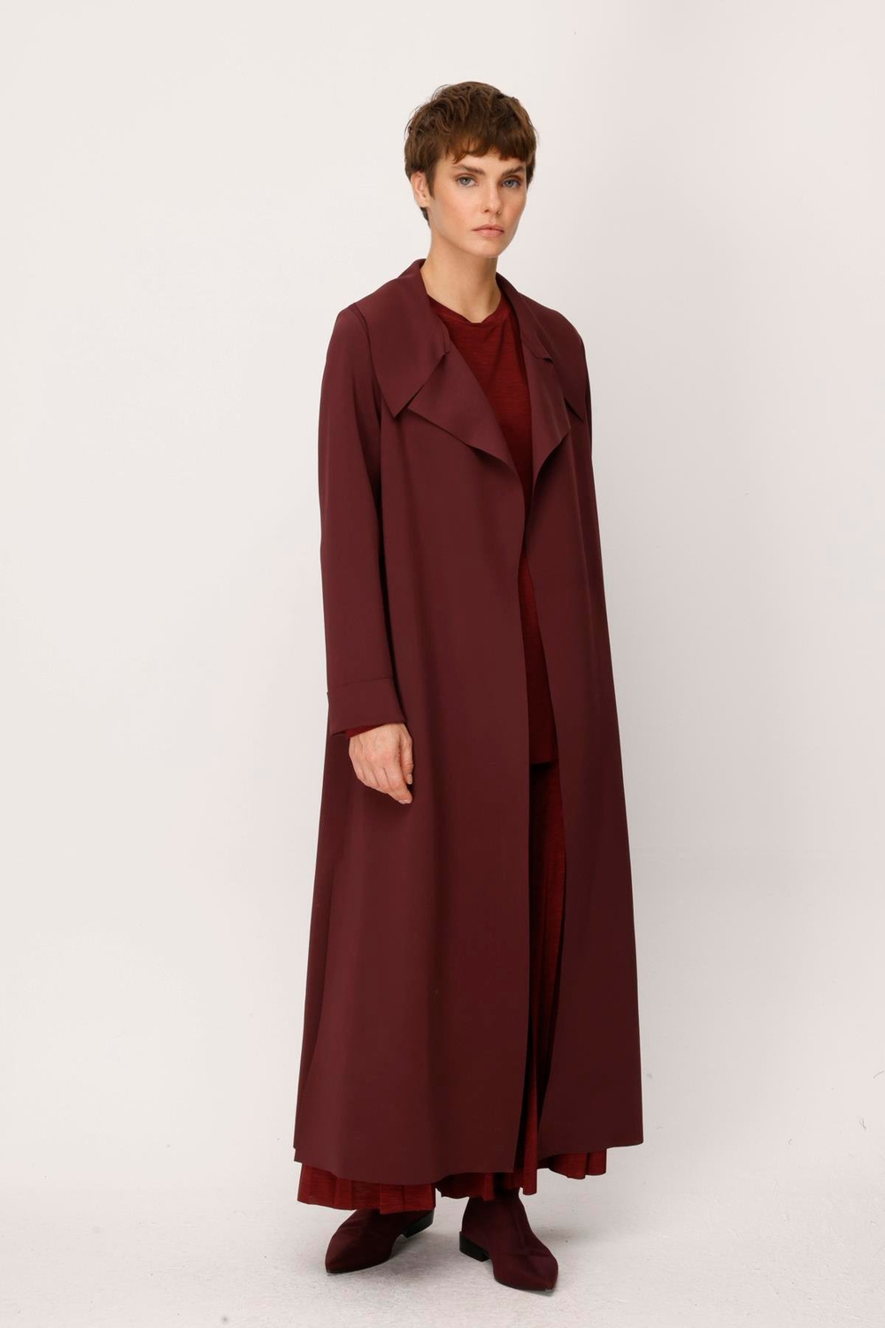 SCUBA ARKASI KEMERLİ CEKET