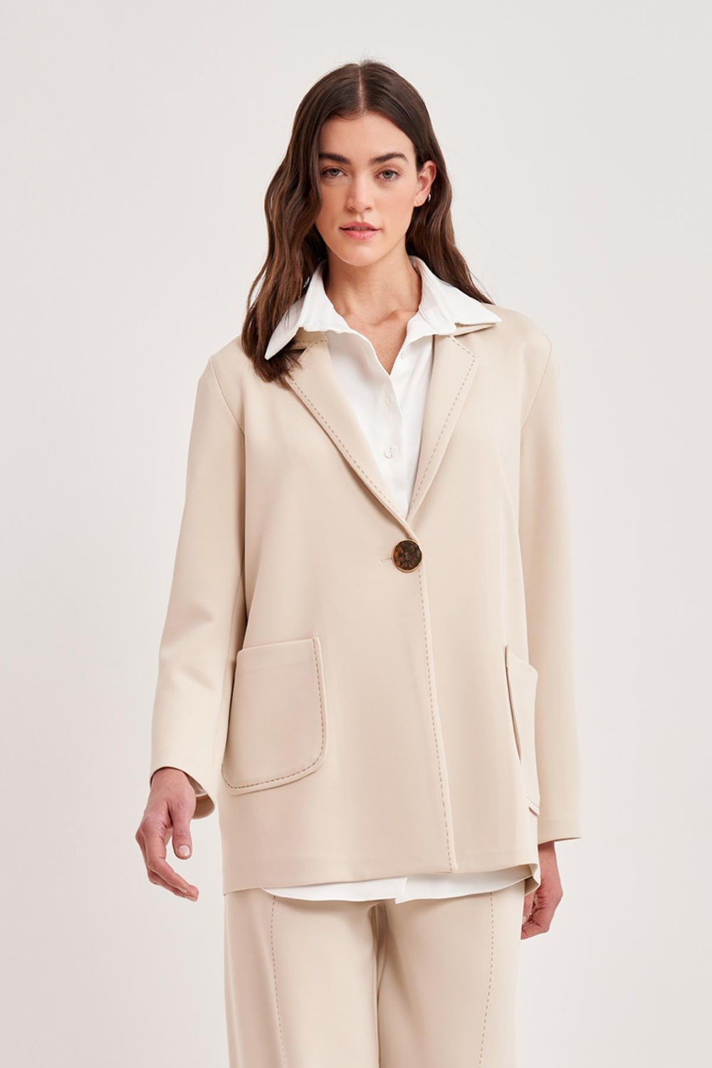 SCUBA PUNTO DİKİŞLİ CEPLİ BLAZER CEKET