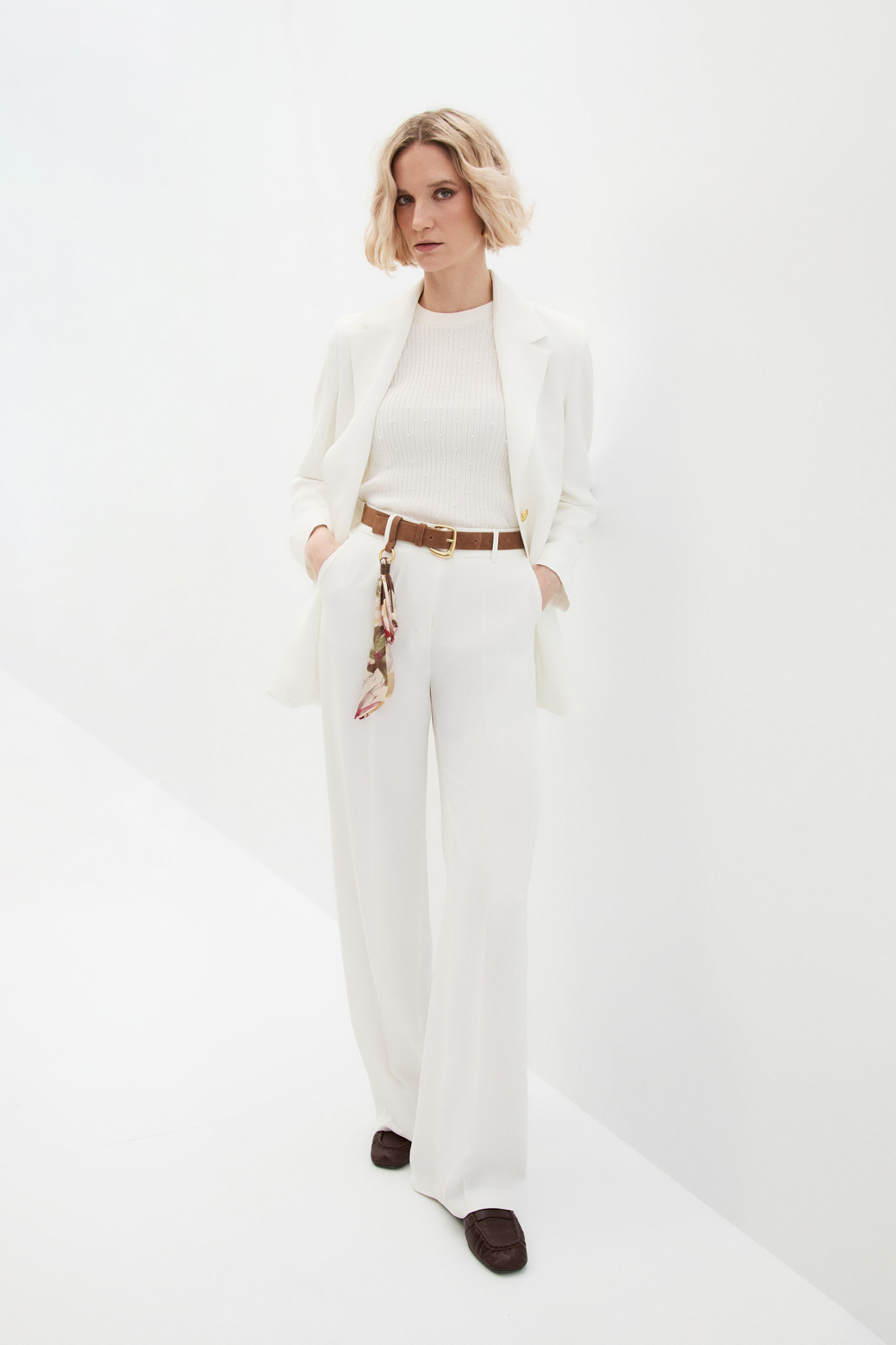 Beyaz Oversize Ceket