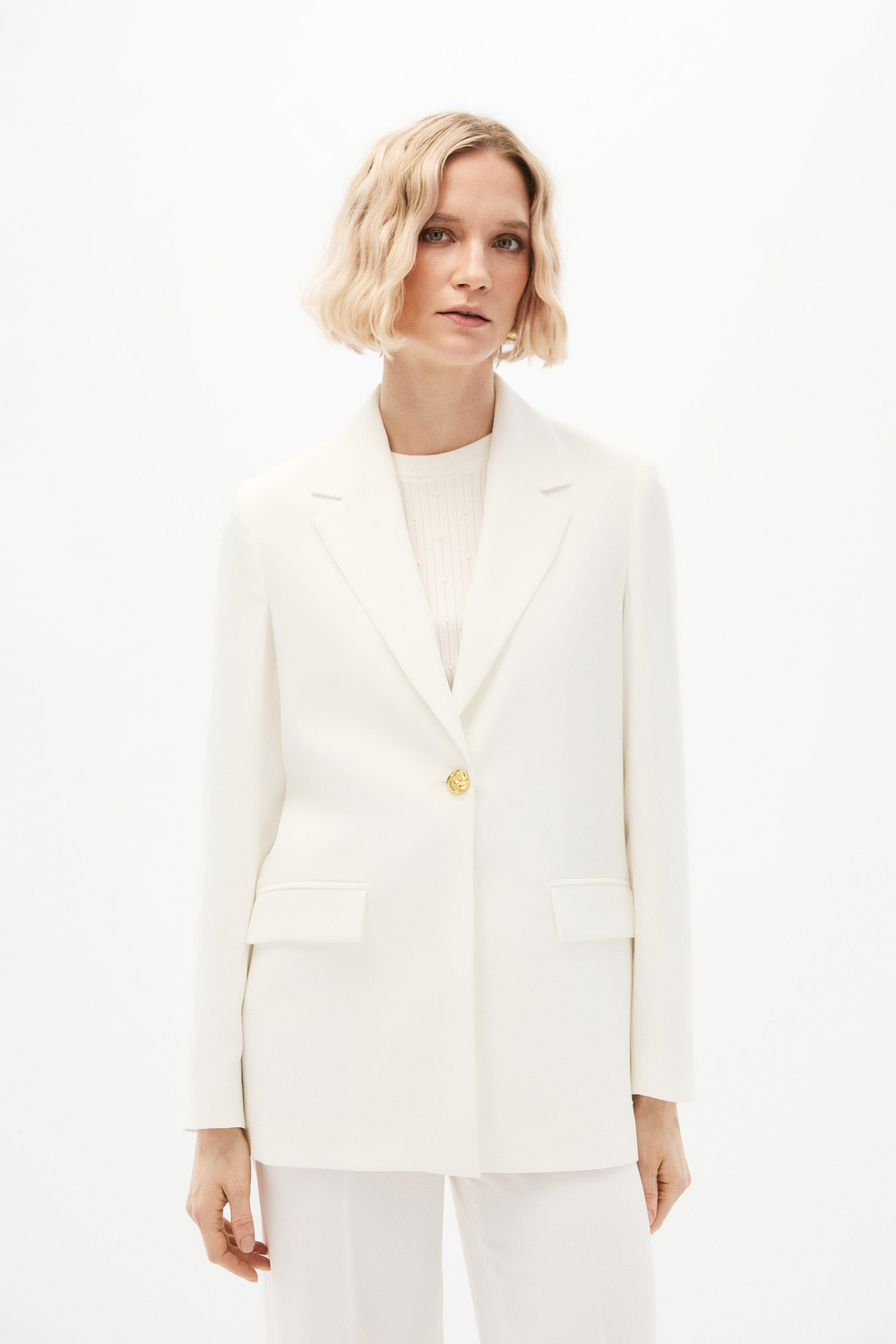 Beyaz Oversize Ceket