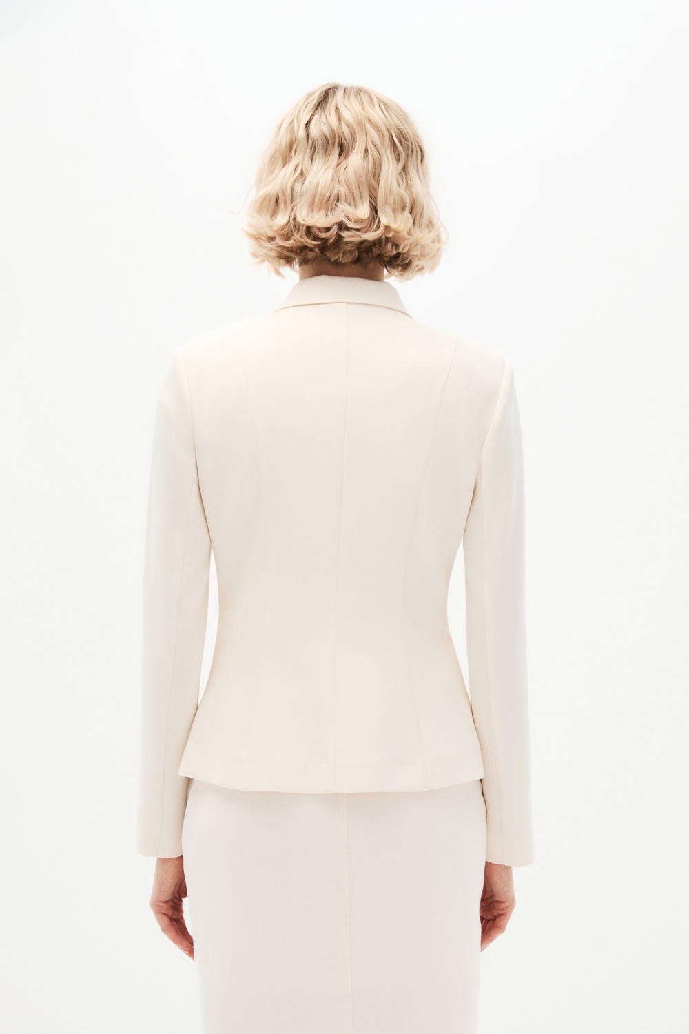 Ekru Blazer Ceket