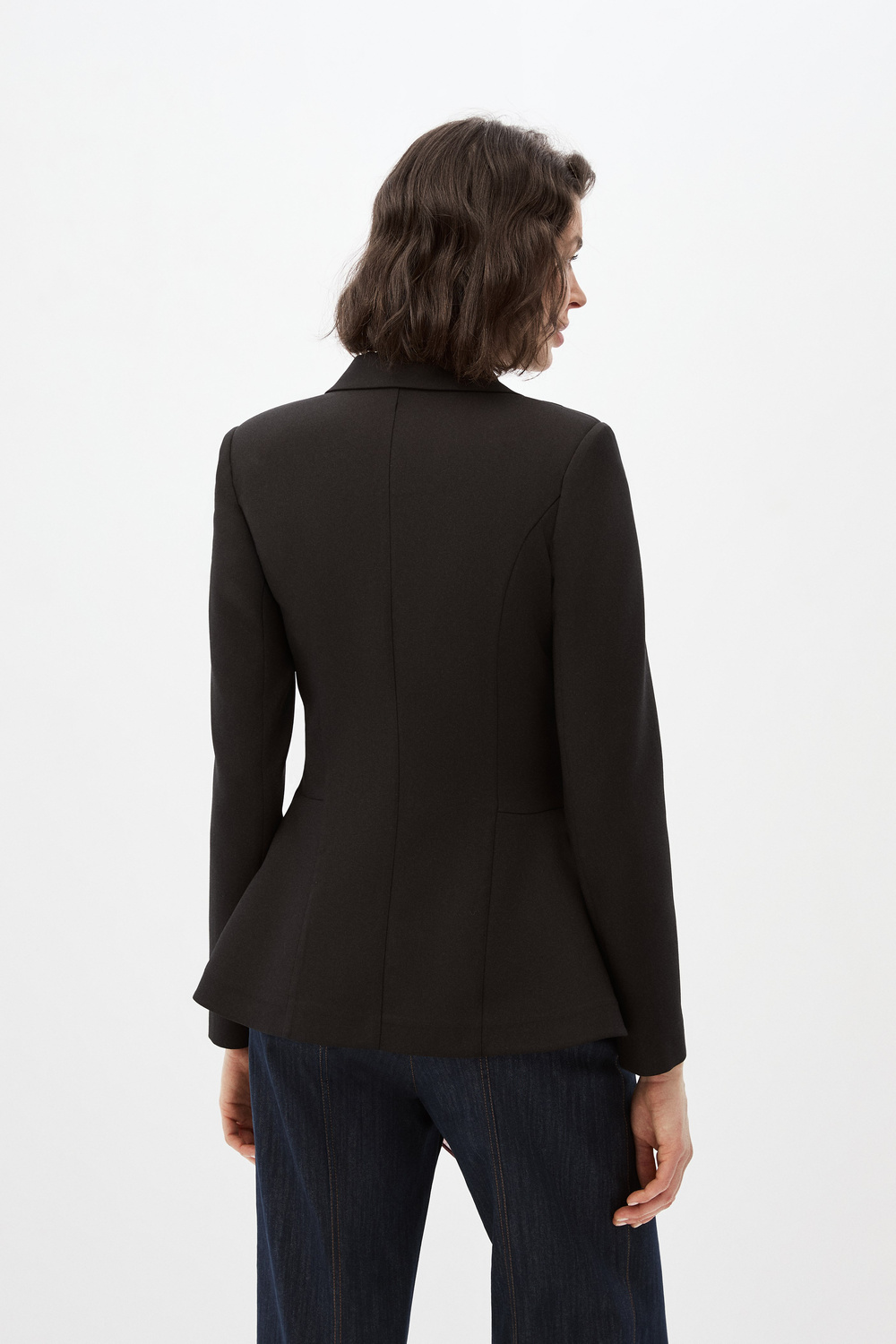 Fularlı Blazer Ceket
