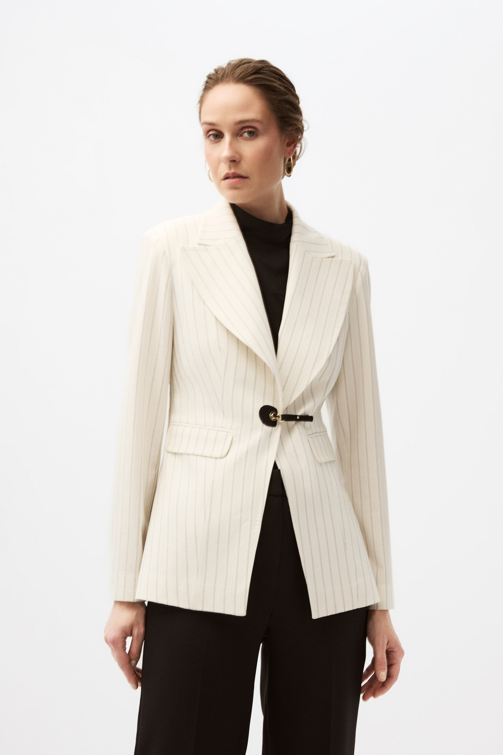 Çizgili Blazer Ceket