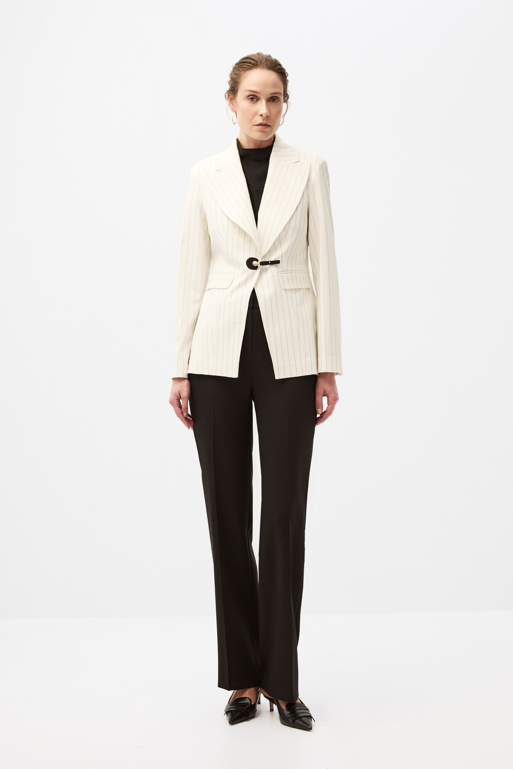 Çizgili Blazer Ceket