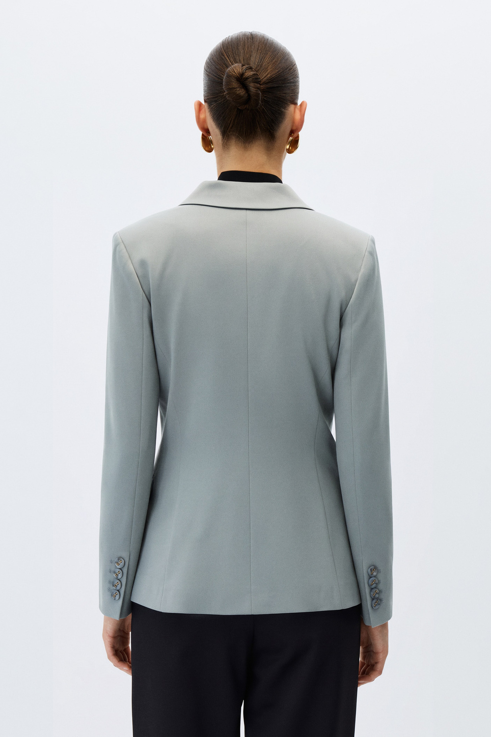 Asimetrik blazer ceket