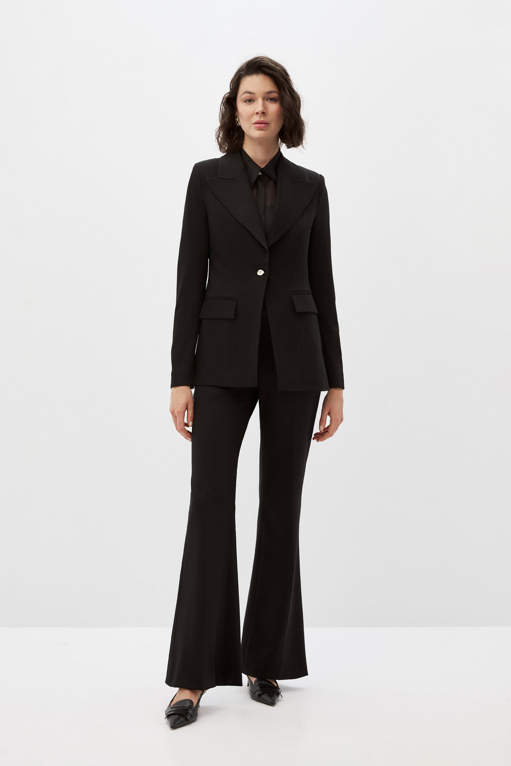 Siyah Blazer Ceket Takım