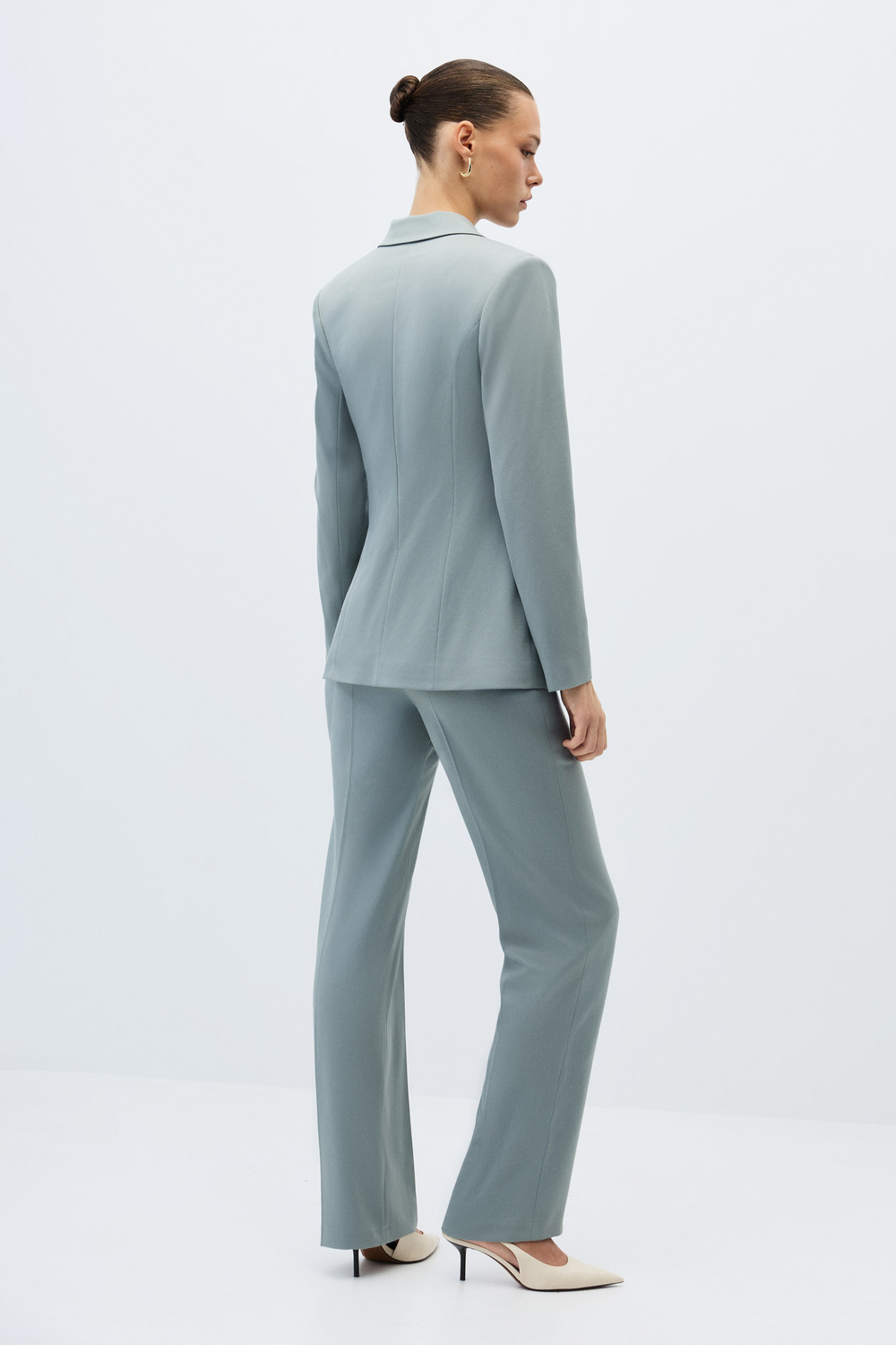 Kruvaze blazer ceket takım