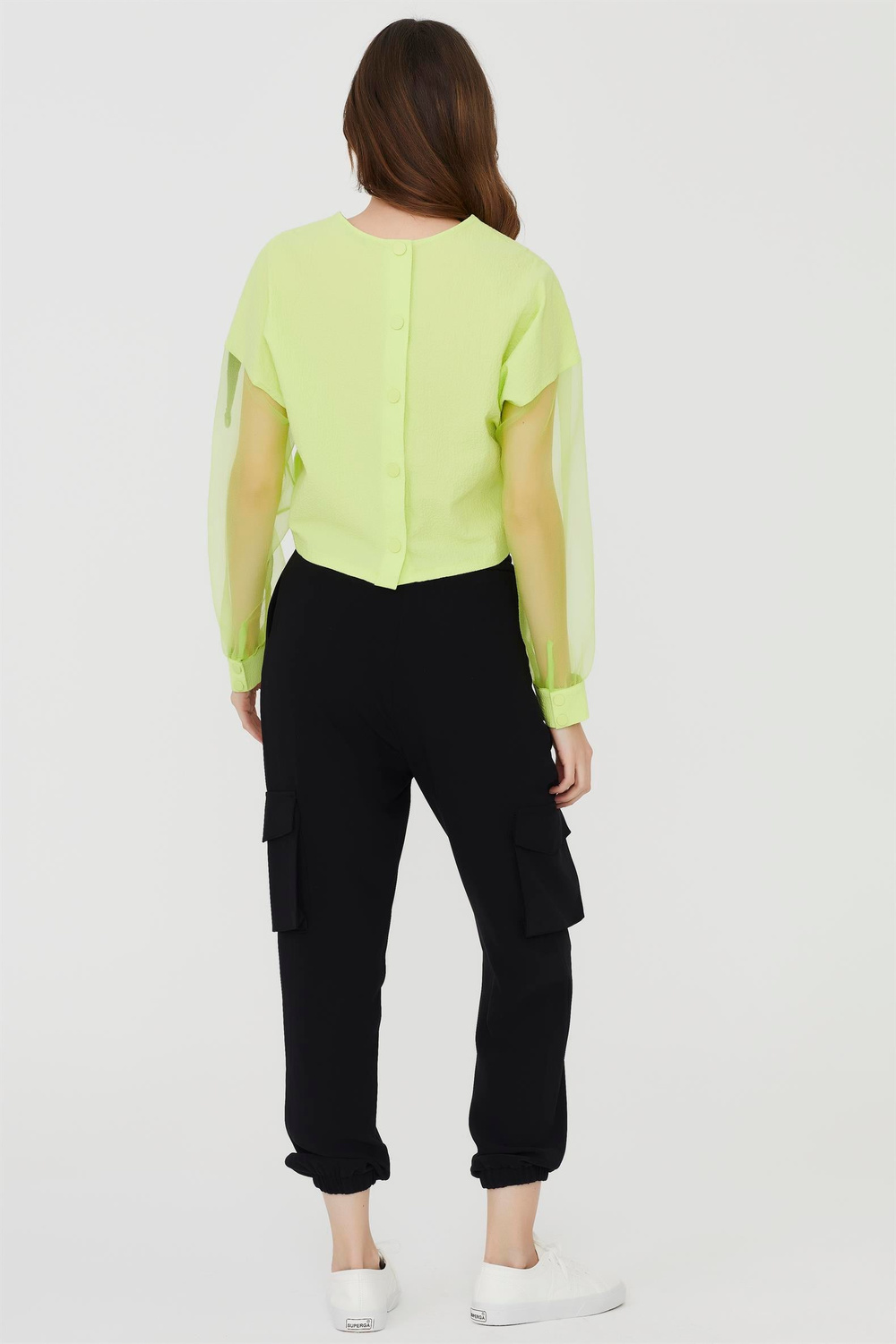 SPOR CROP BLUZ