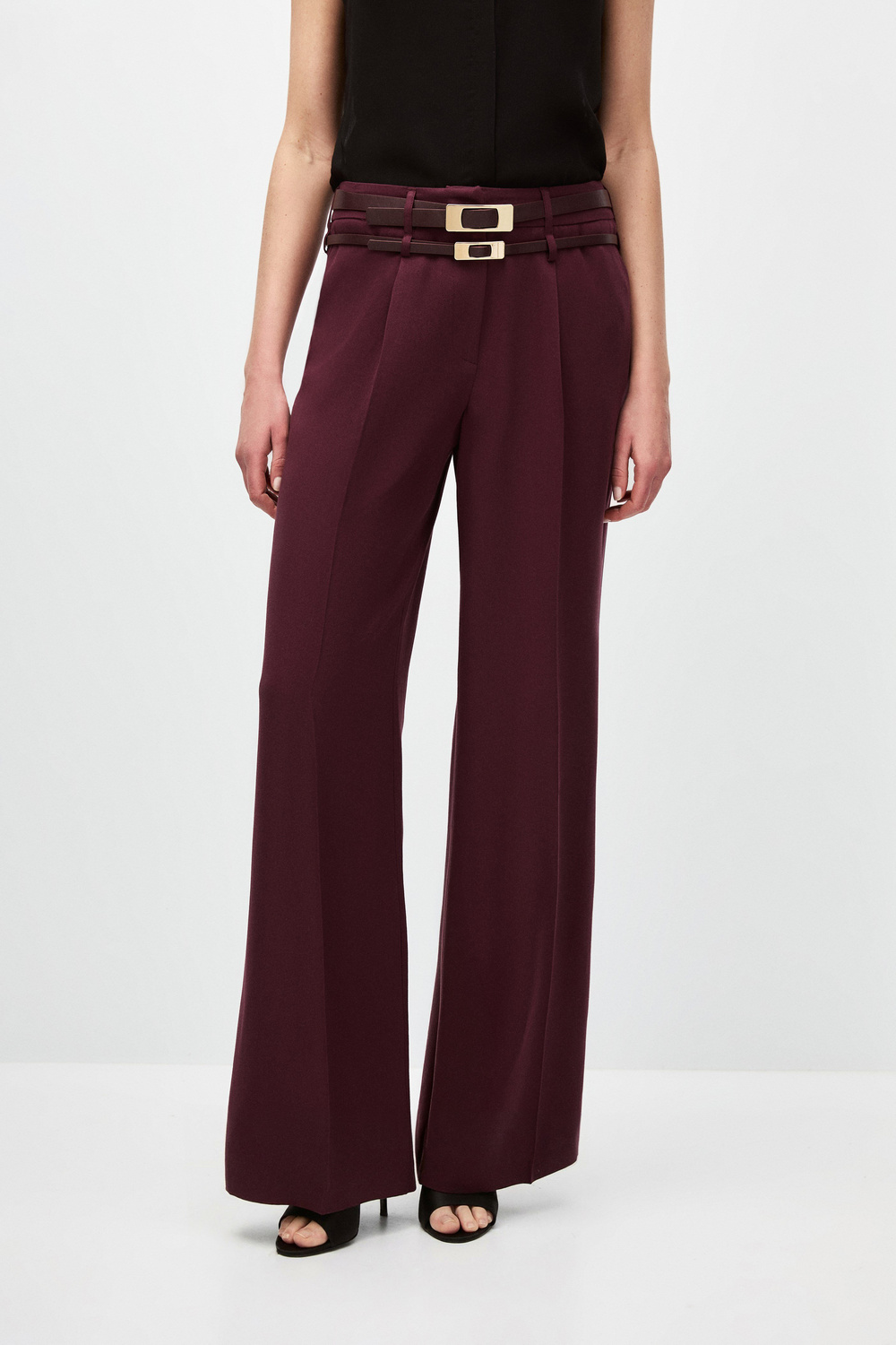 Çift Kemerli Pantolon