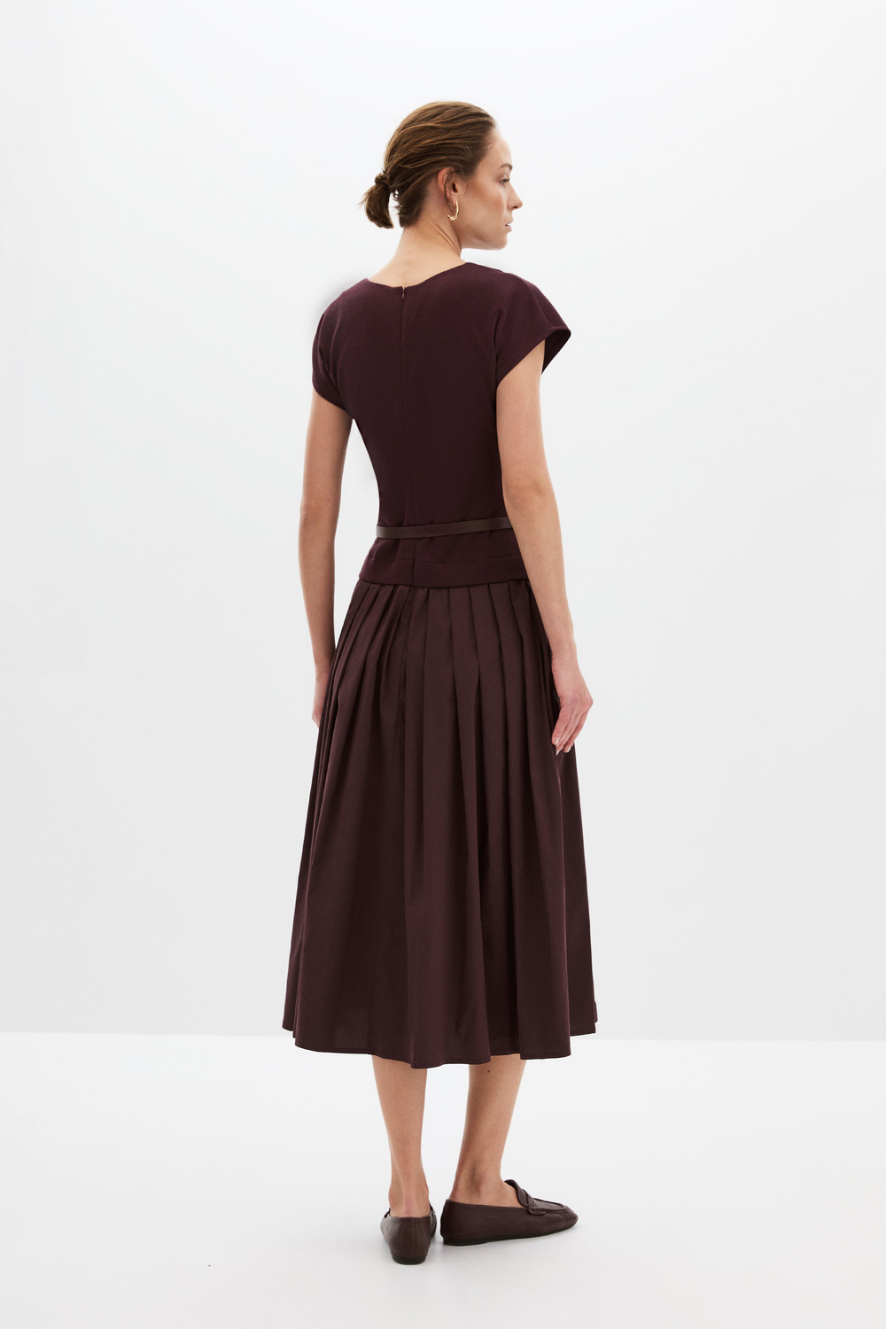 Bordo Garnili Elbise