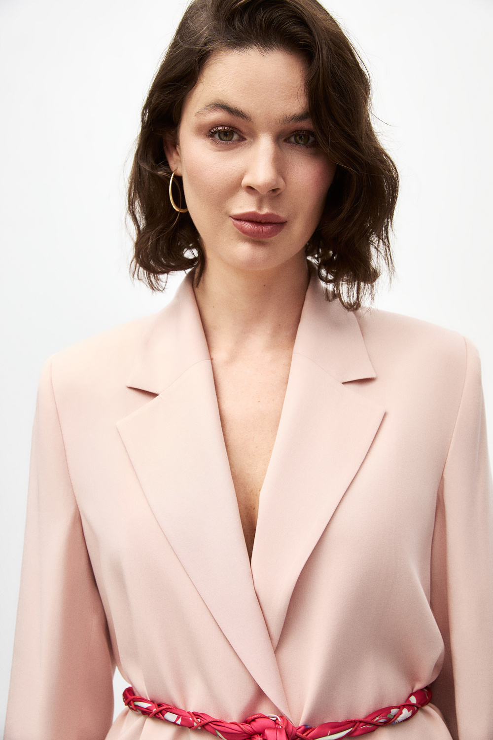 Fularlı Blazer Ceket