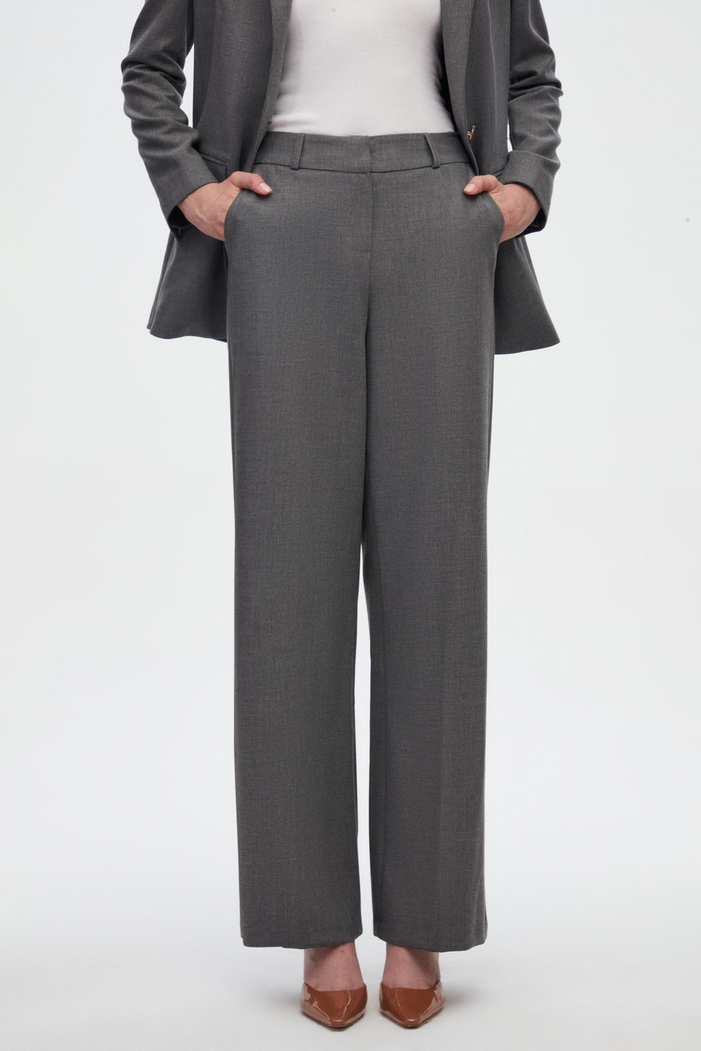 Oversize Blazer Ceket Geniş Pantolon Takım Elbise