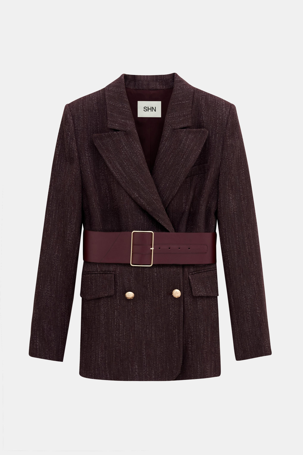 KEMERLİ KRUVAZE BLAZER