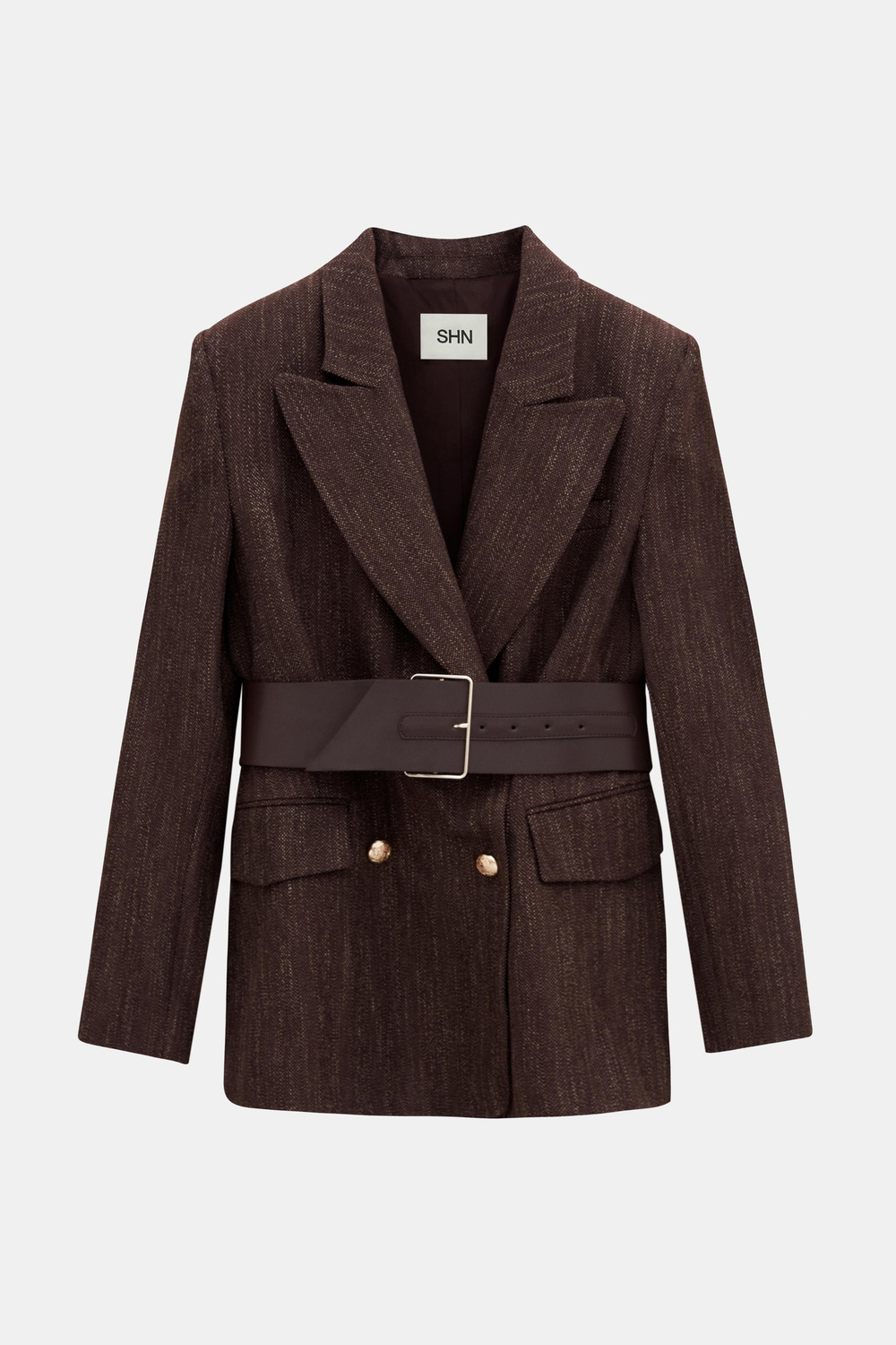 KEMERLİ KRUVAZE BLAZER