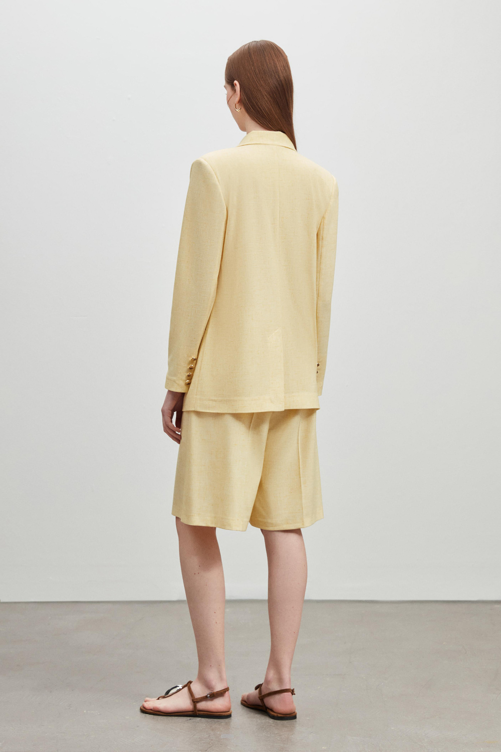KRUVAZE OVERSIZE CEKET ŞORT TAKIM