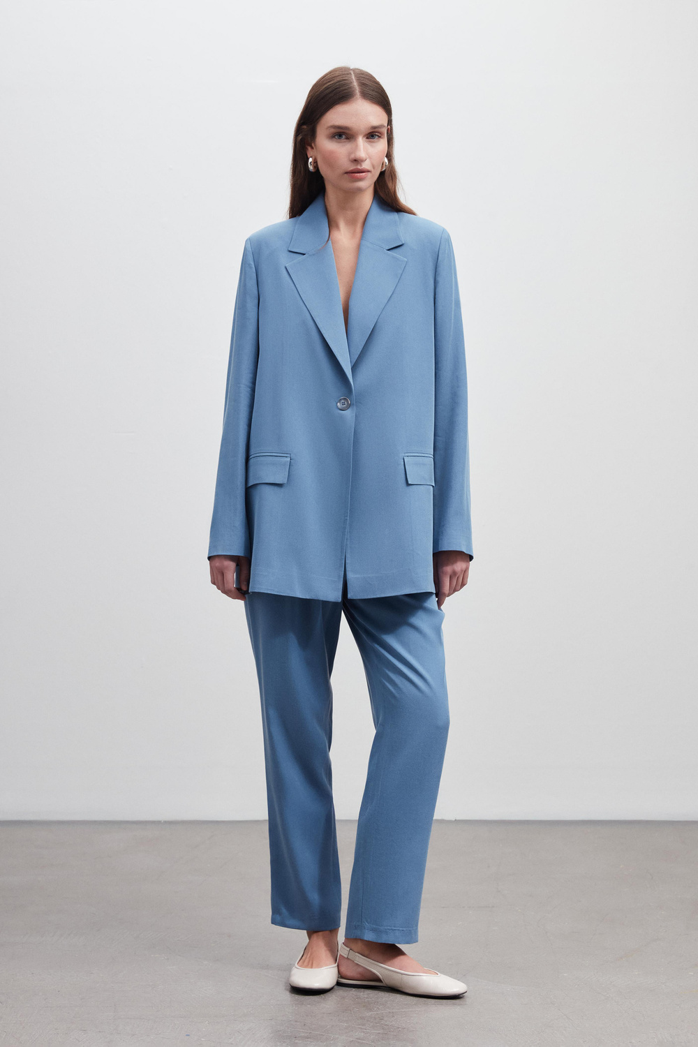 TEK DÜĞMELİ BLAZER CEKET PANTOLON TAKIM