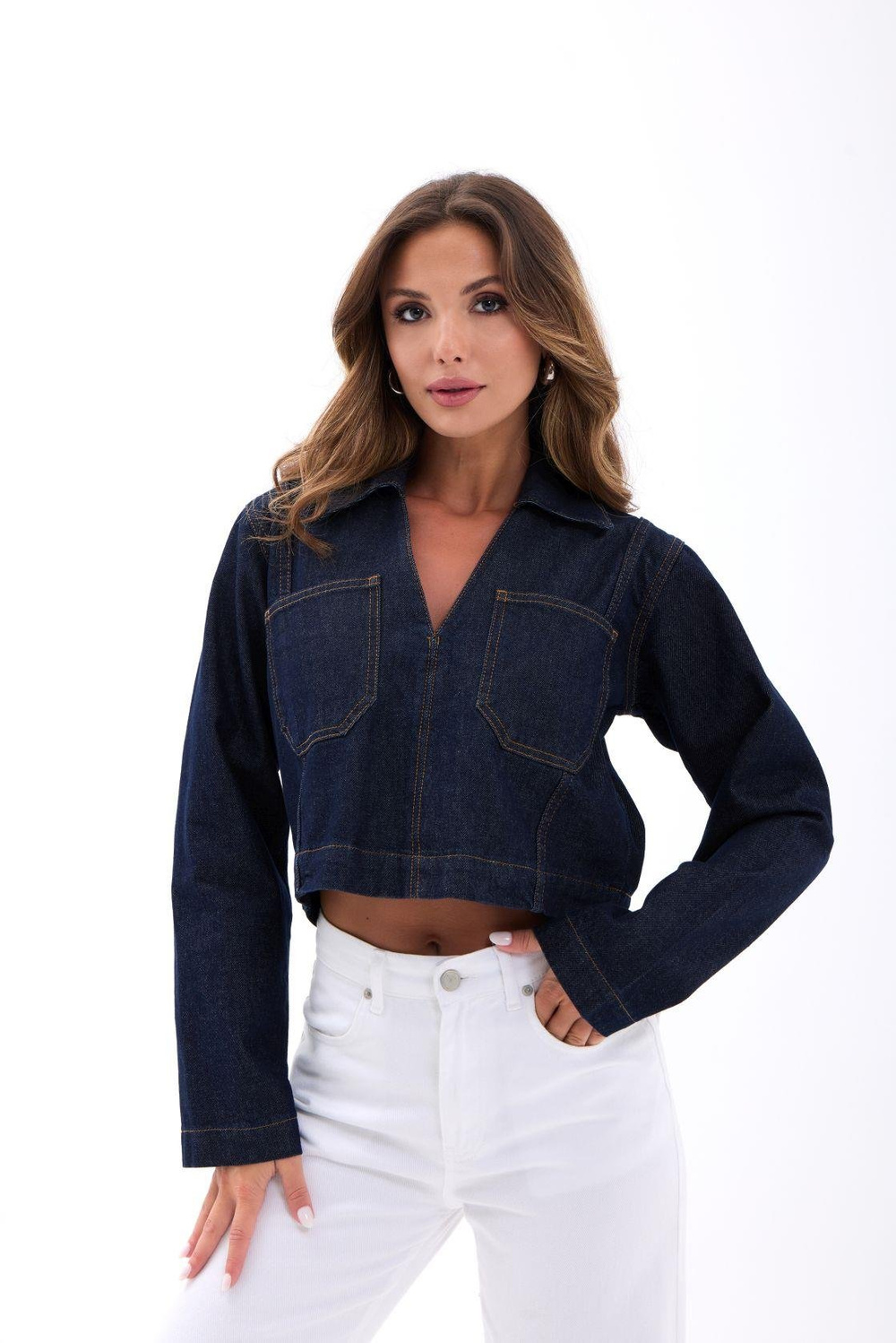 7413 KOT GÖMLEK-MAVİ