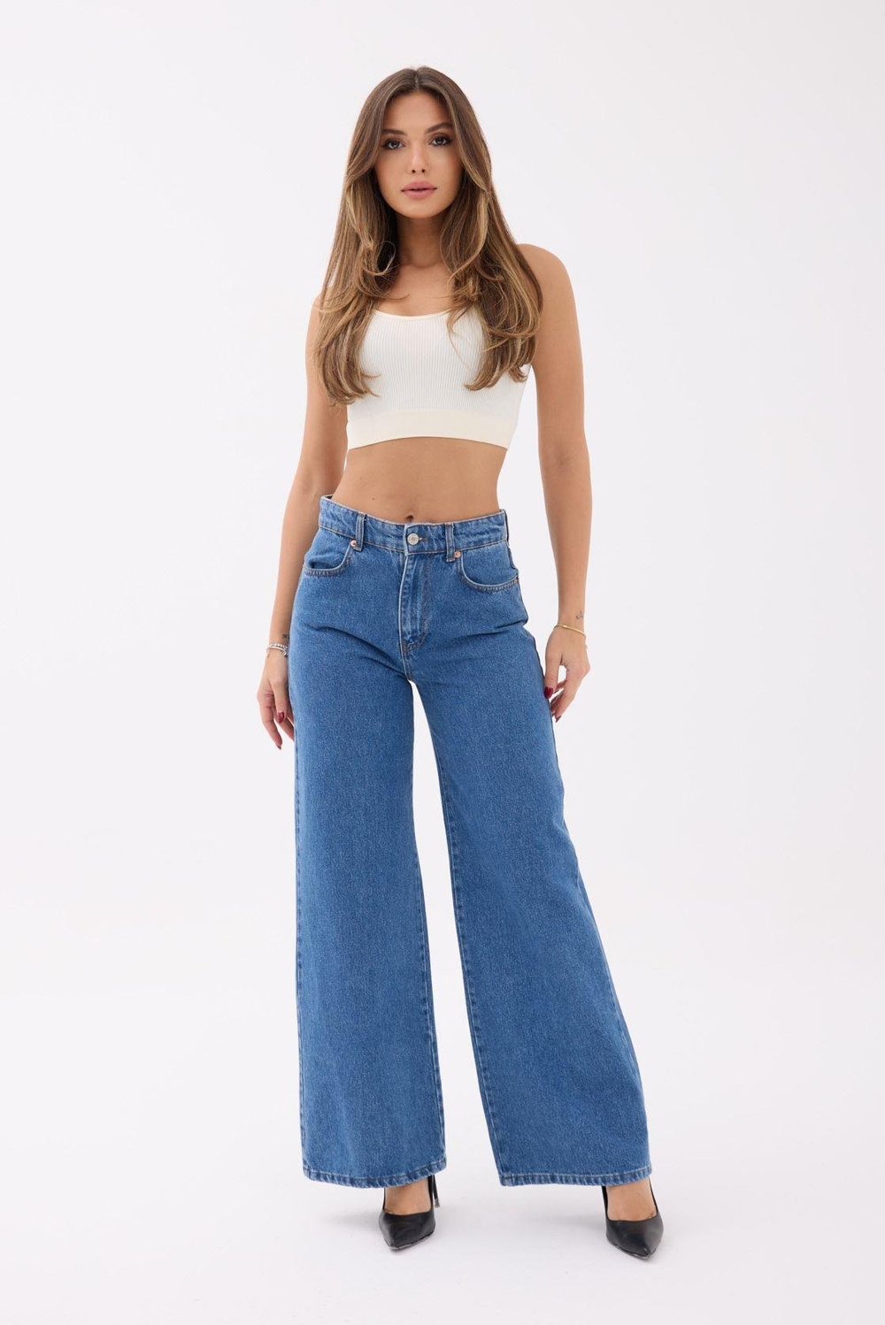 7504 KOT PANTOLON-MAVİ