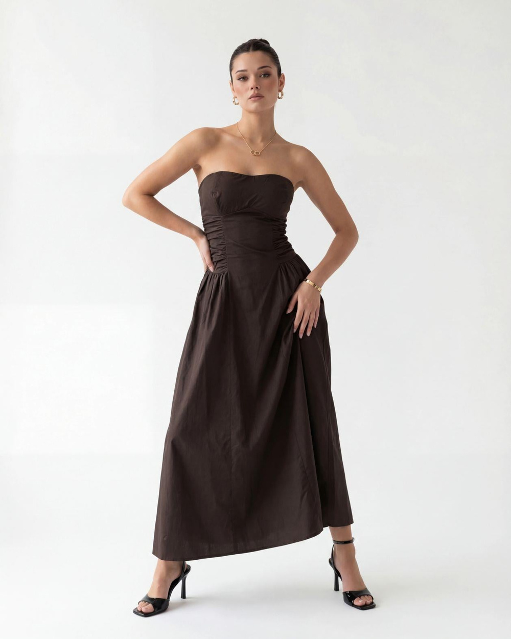 7595 ELBİSE-KAHVE
