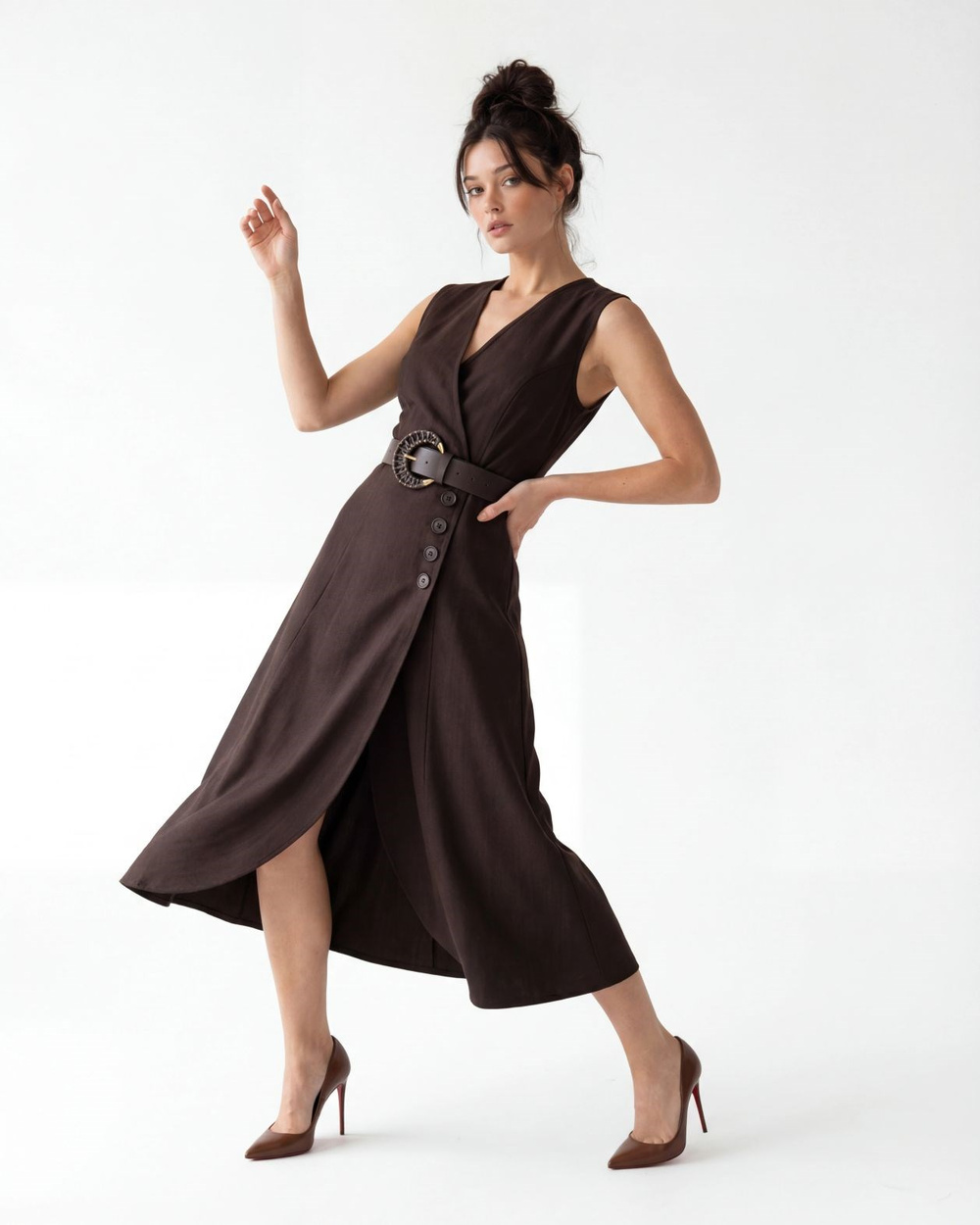 7632 ELBİSE-KAHVE