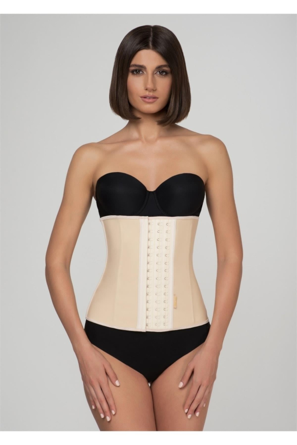Tvigoso Model 4 Agraflı Kopçalı Sıkılaştırıcı 3 Bölge Etkili Toparlayan Askısız Latex Ten Renk